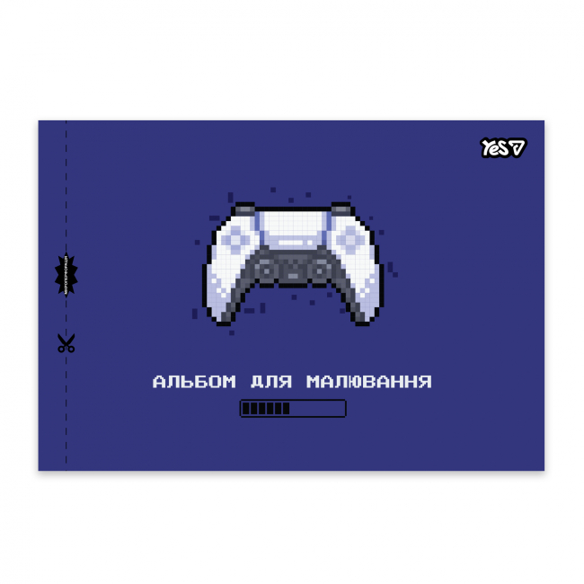Альбоми та папір для малювання - Альбом для малювання Yes In game А4 20 аркушів в асортименті (130650)#2