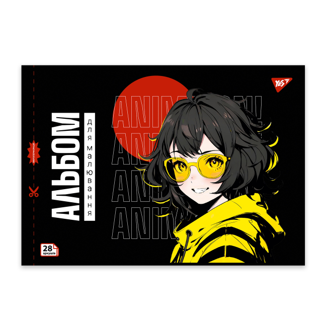 Альбомы и бумага для рисования - Альбом для рисования Yes Anime А4 28 листов в ассортименте (130587)#2