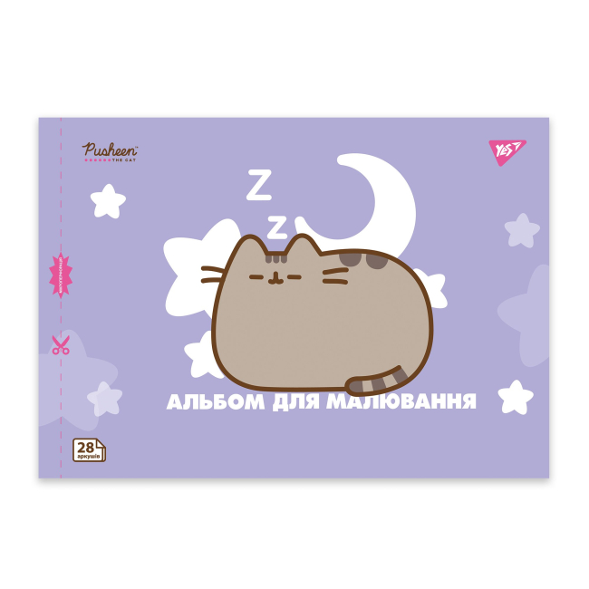 Альбомы и бумага для рисования - Альбом для рисования Yes Pusheen А4 28 листов в ассортименте (130590)#3