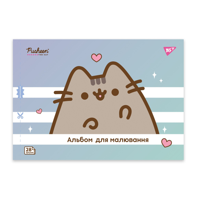 Альбомы и бумага для рисования - Альбом для рисования Yes Pusheen А4 28 листов в ассортименте (130590)#5