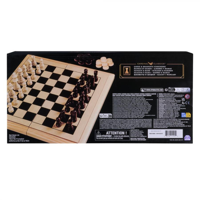 Настільні ігри - Настільна гра Spin Master Шахи та шашки (SM34807/6075860)#2