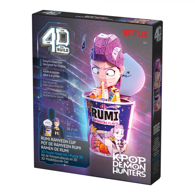 3D-пазли - 3D-пазл 4D Build Кейпоп-мисливиці на демонів Стакан рамену Румі (SM47184/6077588)#6
