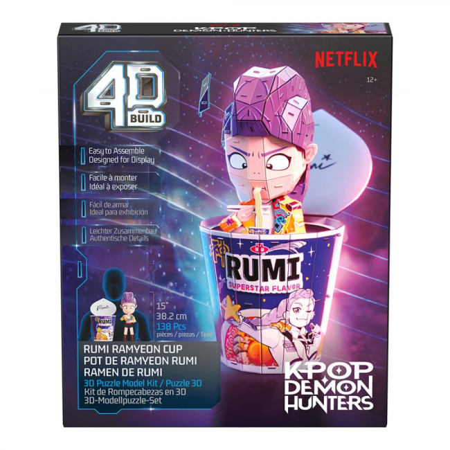 3D-пазли - 3D-пазл 4D Build Кейпоп-мисливиці на демонів Стакан рамену Румі (SM47184/6077588)#7