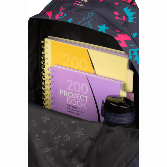 Рюкзаки и ранцы для школы - Рюкзак CoolPack Cross K-Pop black (F026036)#5