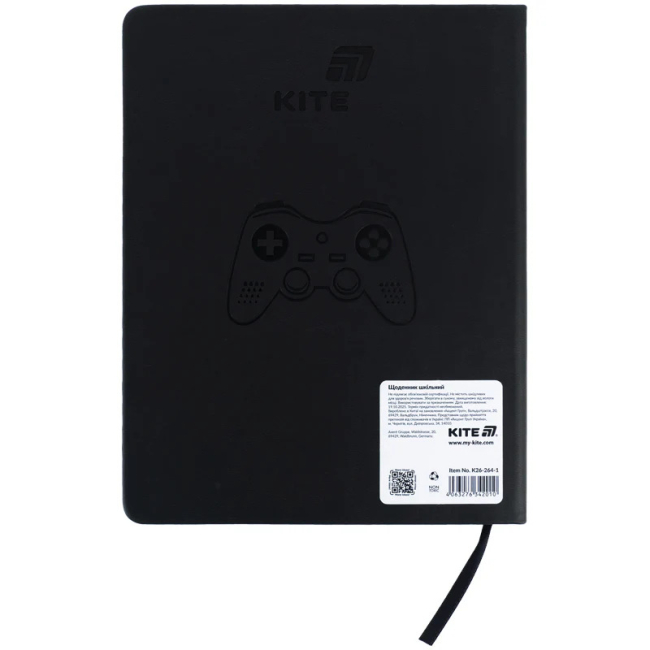 Дневники - Дневник школьный Kite Gamer твердый переплет PU (K26-264-1)#7