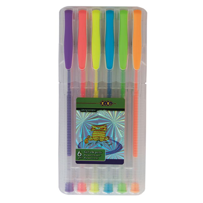 Набор гелевых ручек ZiBi Kids line Neon 6 цветов (ZB.2201-99)#6