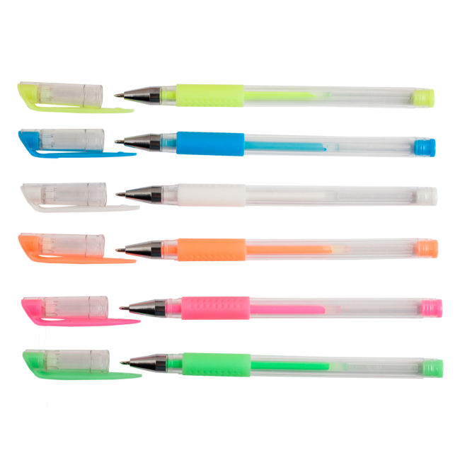 Набор гелевых ручек ZiBi Art line 6 цветов (ZB.2210-99)#3