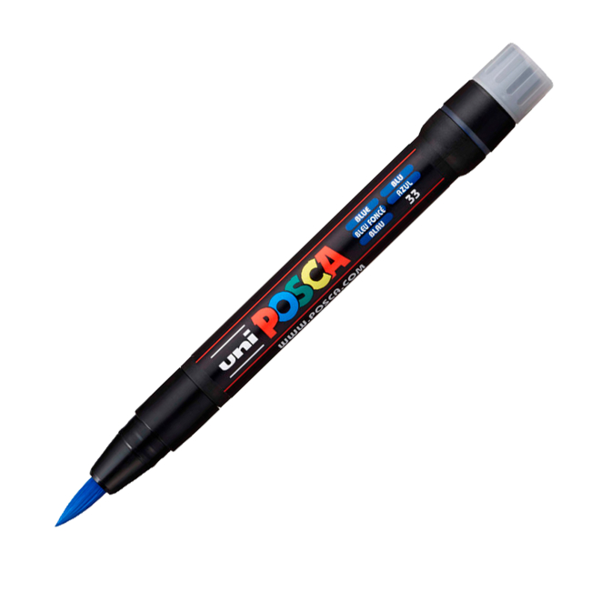 Маркер Uni Posca синій (PCF-350 BLUE)#2