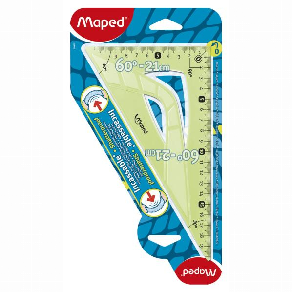 Лінійка Maped Косинець Unbreakable в асортименті (MP.244621)#2