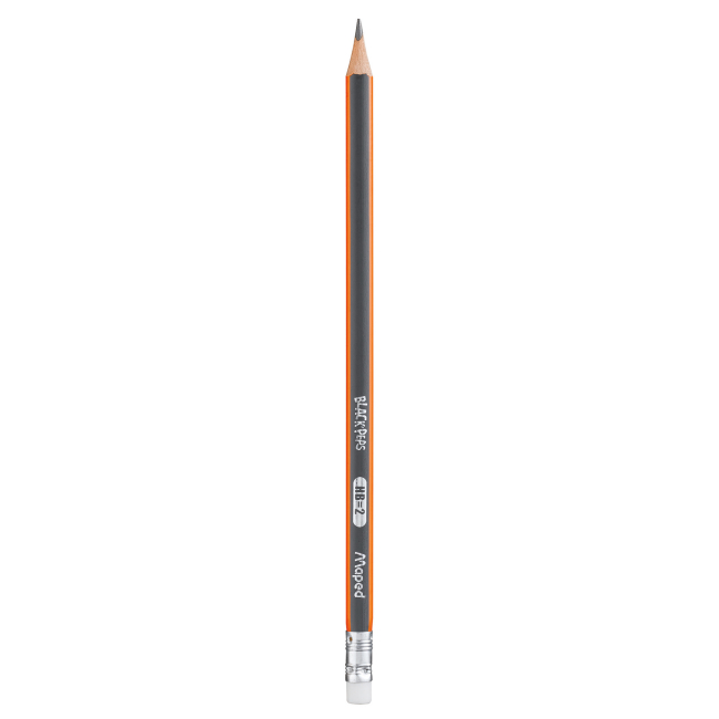 Набор графитовых карандашей Maped Black Peps HB с резинкой 12 штук (MP.851721)#2