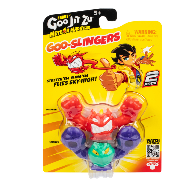 Игровой набор стретч-антистресс Goo Jit Zu Метеор Меднес в ассортименте (125252)#2