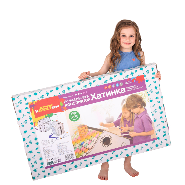 3D-пазлы - Конструктор-раскраска kARTon Домик (02.001)#4