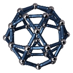 Магнітні конструктори - Конструктор Metal 96 блакитний (202/В)#2