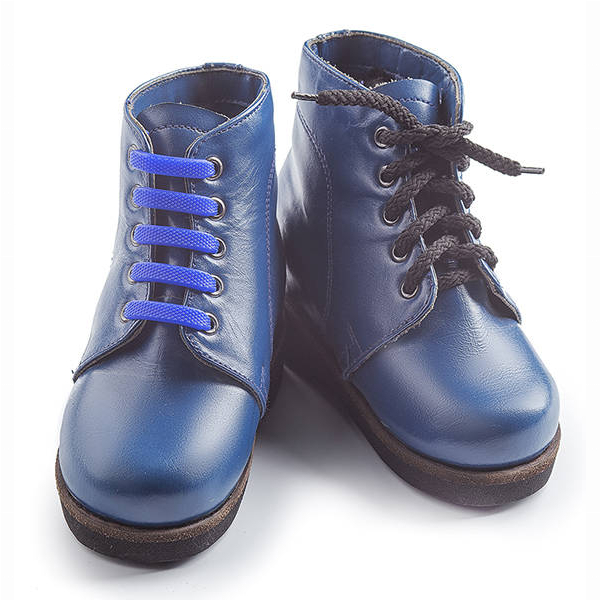 Защитное снаряжение - Силиконовые антишнурки AntiLaces Kids 38 мм 12 шт синие (KBL38)#2