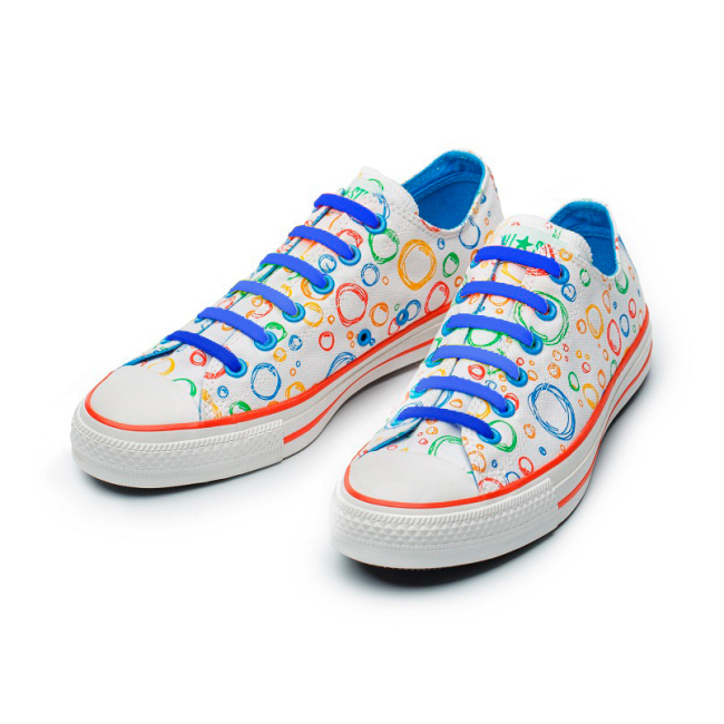 Защитное снаряжение - Силиконовые антишнурки AntiLaces Stars 56,5 мм 12 шт синие (SBL565)#2