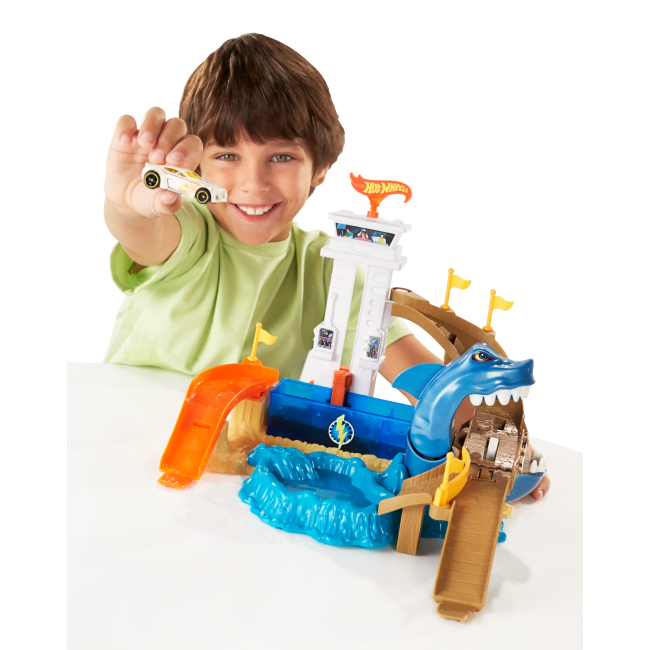 Автотреки - Трек Hot Wheels Измени цвет Охота на акулу (BGK04)#5