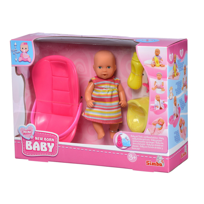 Пупси - Ігровий набір Simba NBB Міні пупс  з переноскою 12 см (5039806-2)#2